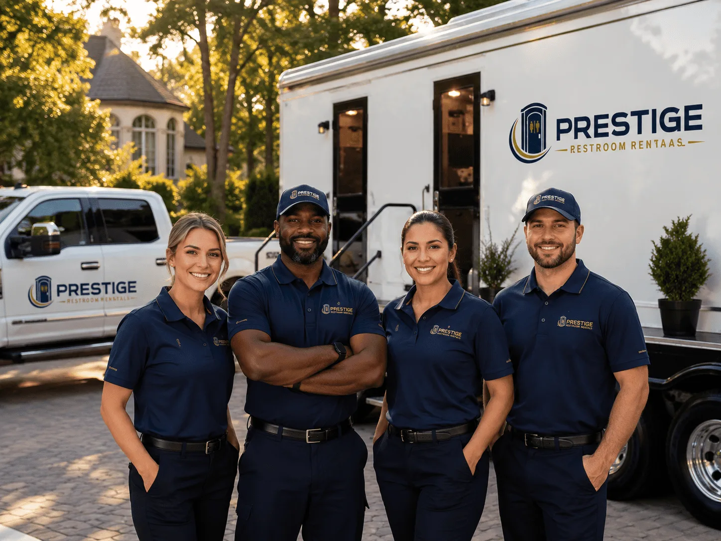 Trusted Luxury Portable Restrooms company in Yale, IL